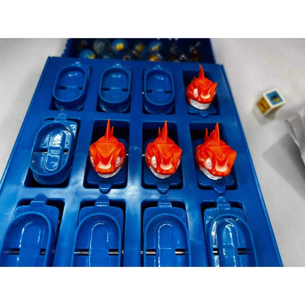 🐠Piranha panic game‎ Mattel 2008 Complete marble instructions fish
